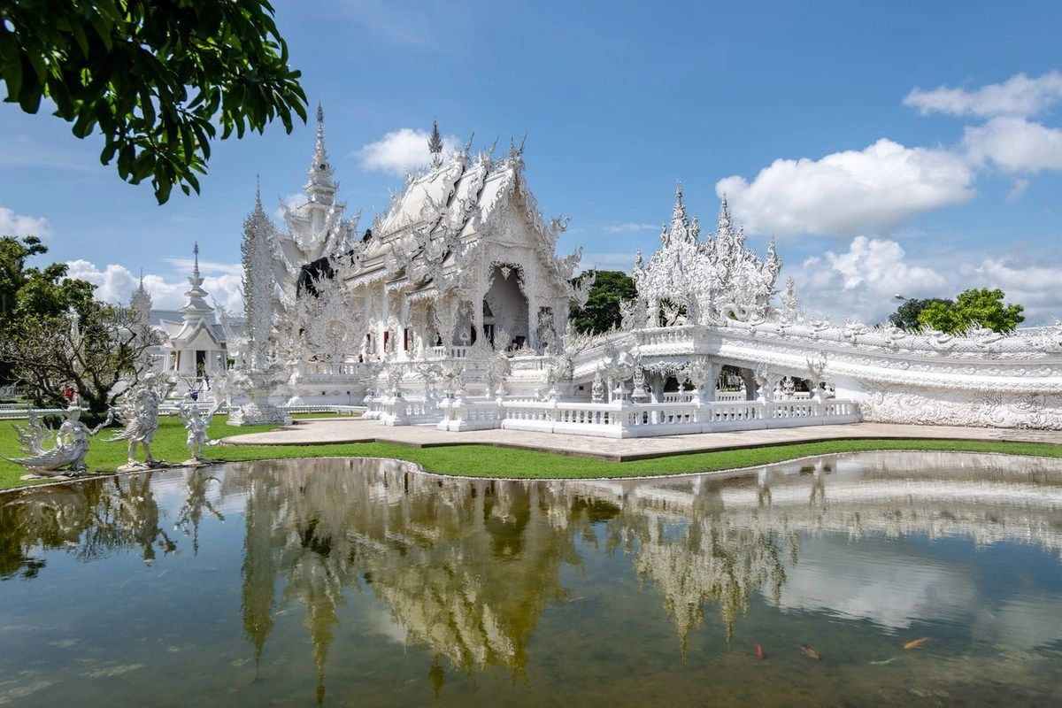 El Templo Blanco de Chiang Rai, Tailandia