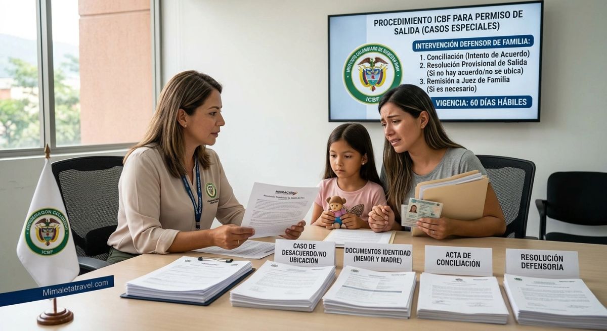 Documentos necesarios para el viaje de un menor