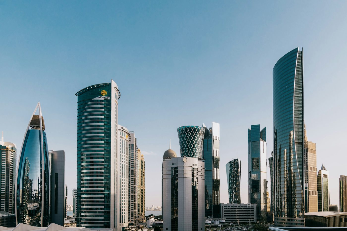 Rascacielos del distrito financiero de Doha, capital de Catar