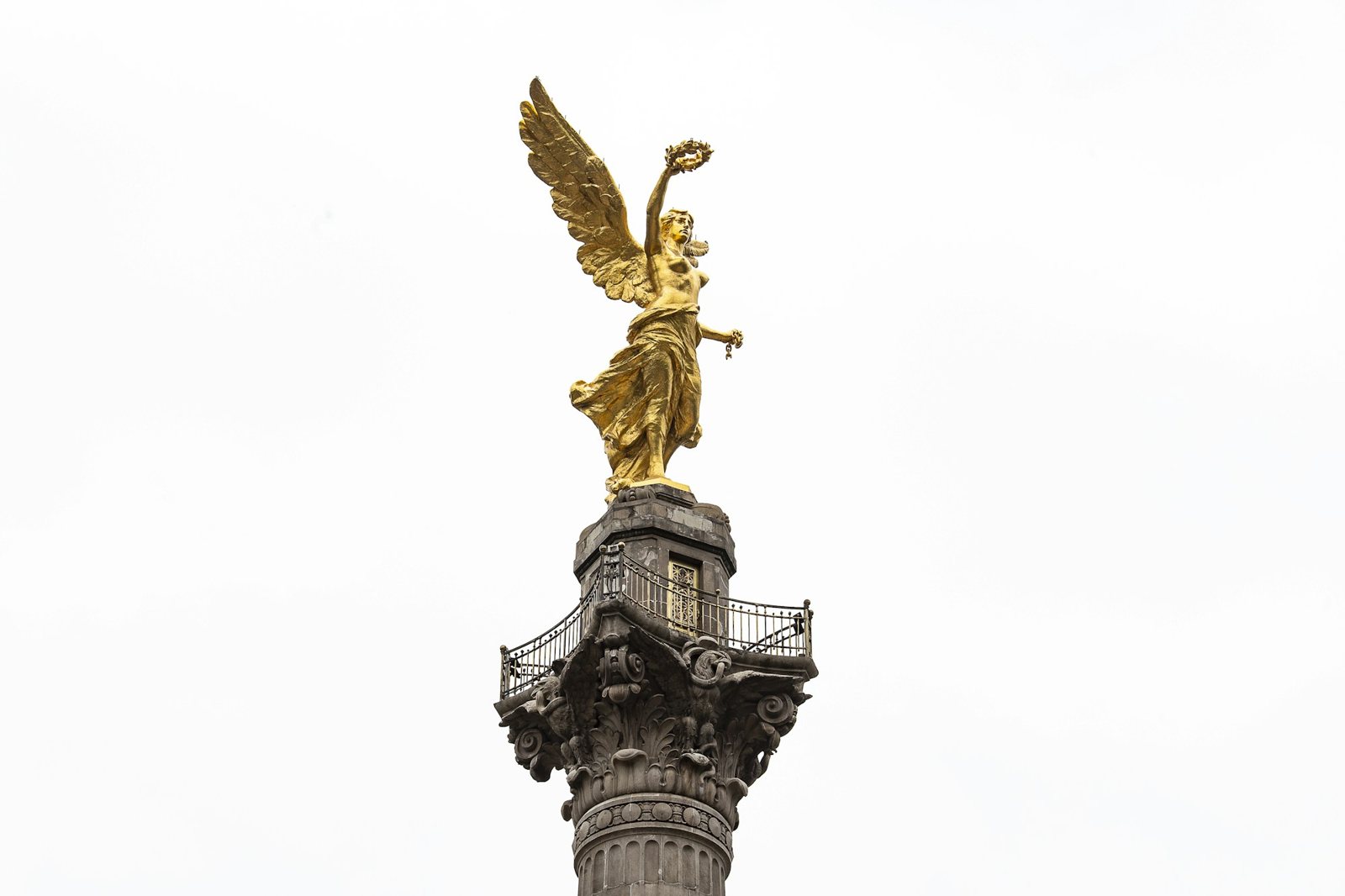 Ángel de la Independencia en el Paseo de la Reforma